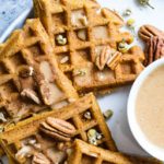 Herzhafte Süßkartoffel Waffeln