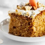 Carrot Cake lässt sich auch wunderbar mit Dinkelmehl backen.