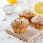 Glutenfreie vegane Zitronen Mohn Muffins