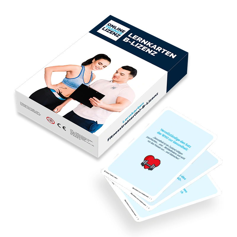 Lernkarten zur Fitnesstrainer B Lizenz